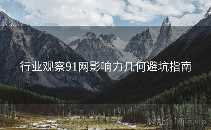 行业观察91网影响力几何避坑指南