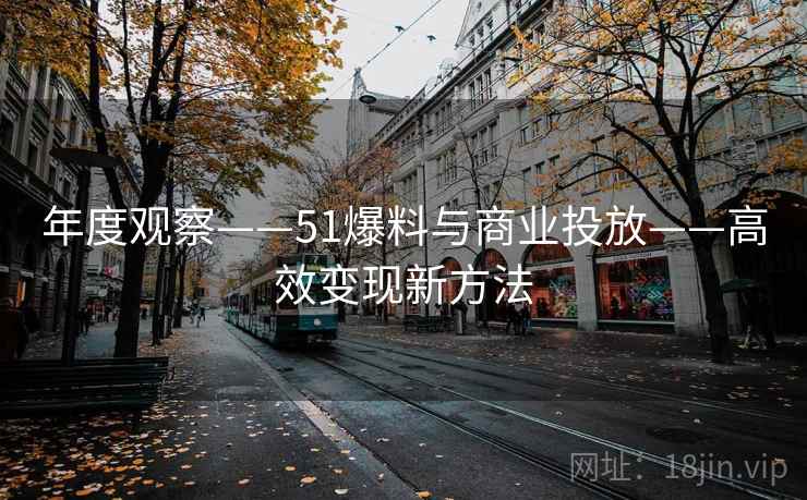 年度观察——51爆料与商业投放——高效变现新方法