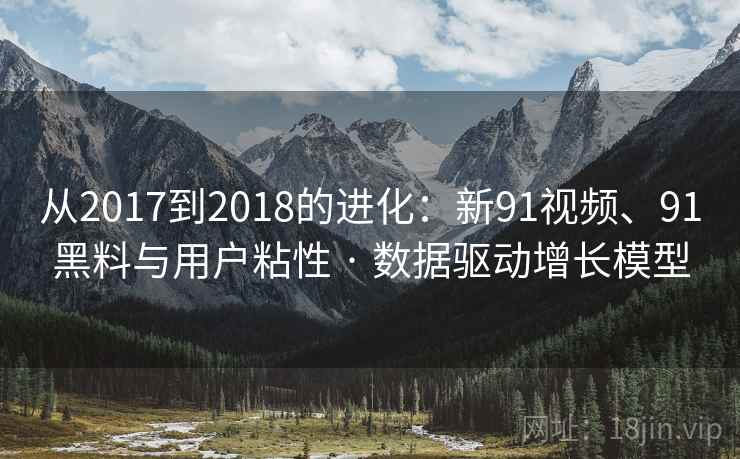 从2017到2018的进化：新91视频、91黑料与用户粘性 · 数据驱动增长模型