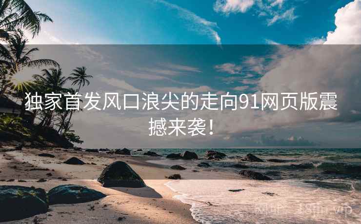 独家首发风口浪尖的走向91网页版震撼来袭！