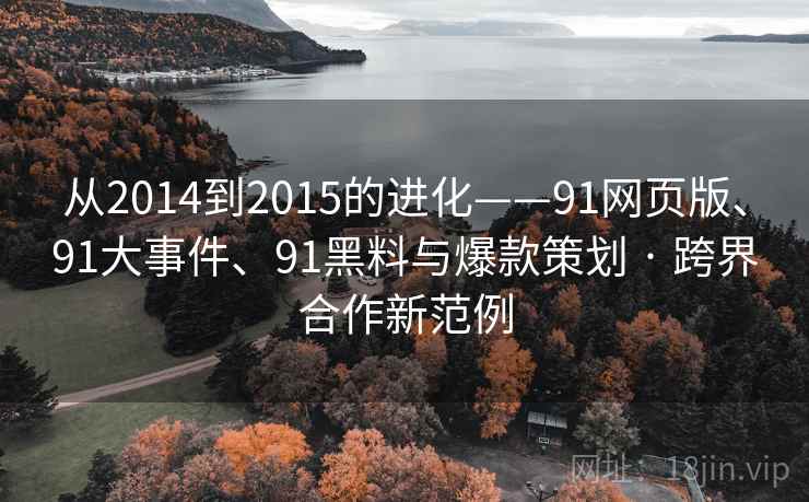从2014到2015的进化——91网页版、91大事件、91黑料与爆款策划 · 跨界合作新范例